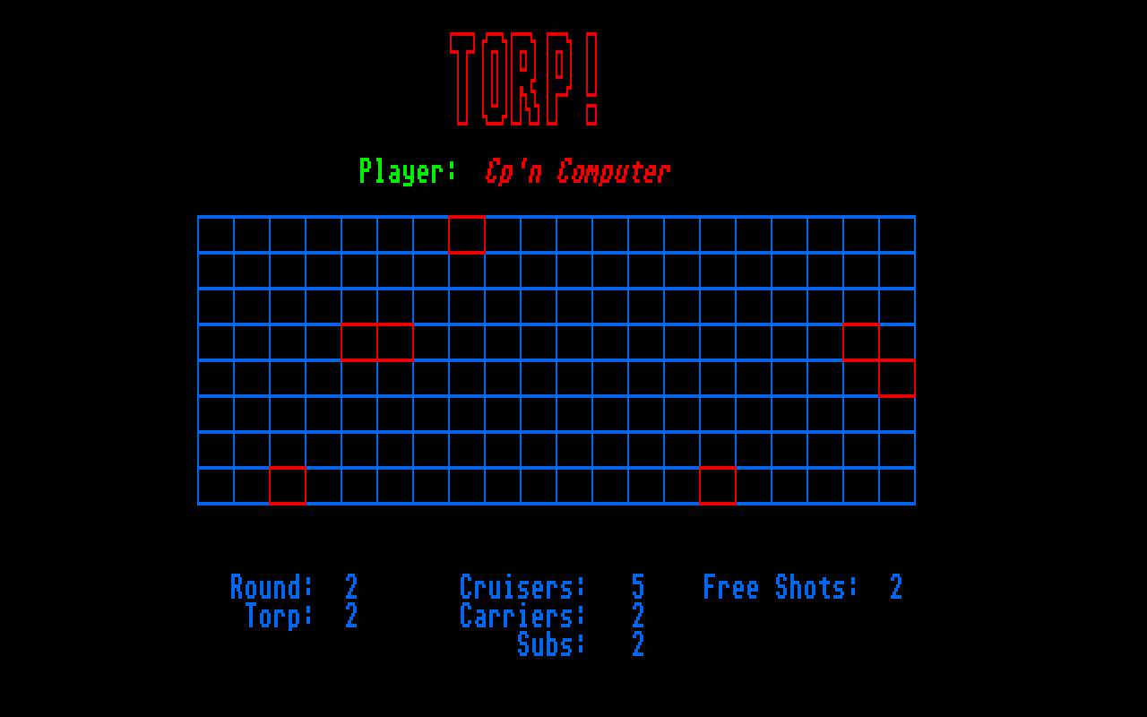 Torp! atari screenshot